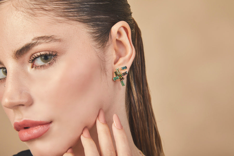 Brinco Turmalina Verde — Abigail Roiz — vista 4