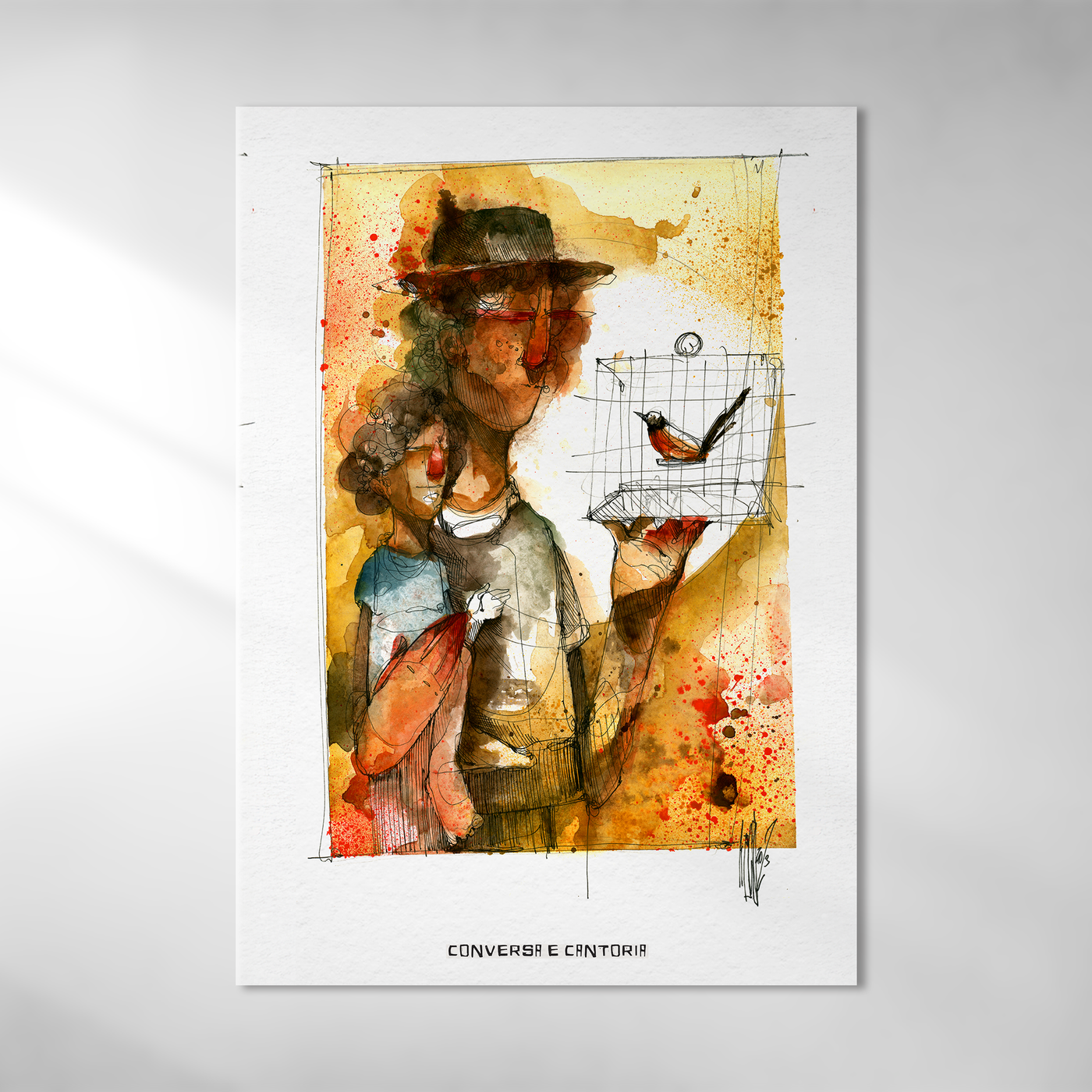 Conversa e cantoria - Poster — KBÇA
